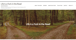 Desktop Screenshot of lifeisaforkintheroad.com